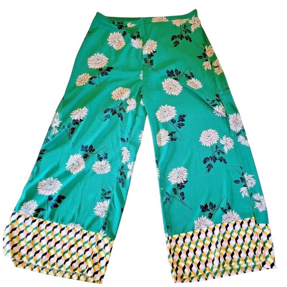 Forever 21 Plus Wide Leg Open Side Pull On Pants 1970's Retro Inspired 3X NWT